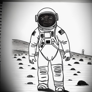 Astronaut on mars